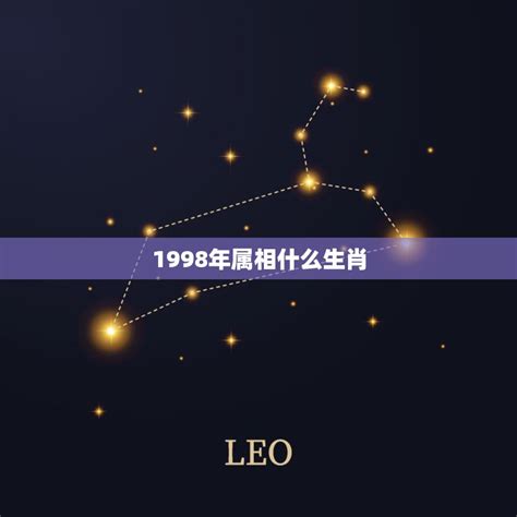 1998 年生肖|1998年属什么生肖 1998年属什么生肖属相什么命